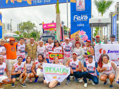 Força Sindical BA levou mensagens de luta à Micareta de Feira com bloco voltado à classe trabalhadora